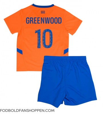 Olympique de Marseille Mason Greenwood #10 Tredjetrøje Børn 2024-25 Kortærmet (+ Korte bukser)